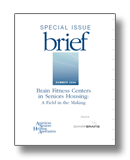 Brain Fitness Centers in Seniors Housing - A Field in the Making