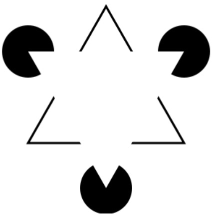 KanizsaTriangle empty triangle illusion test